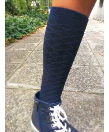 3/4 чорапи с релеф